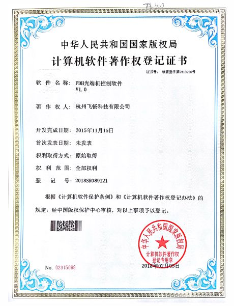 飛暢科技-軟件著作權(quán)