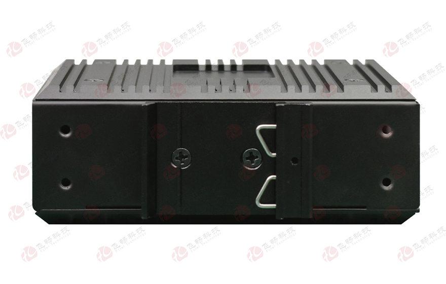 飛暢科技-工業(yè)軌式2路串口／4路開關(guān)量+4路百兆電 光端機(jī)