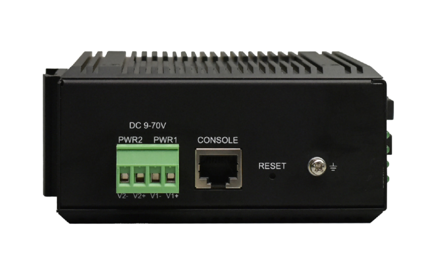 飛暢科技-工業(yè)軌式管理型 8路千兆電+4路千兆光口 交換機(jī)